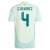 Original Fußballtrikot Mexiko Edson Alvarez 4 Auswärtstrikot 2024 Für Herren